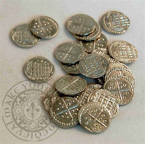 Tudor Elizabeth 1st Ha-Penny Coin Reproduction | Make Your Own Medieval