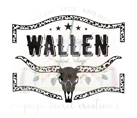 Morgan Wallen SVG Cricut Svg Cricut Files Instant Download - Etsy