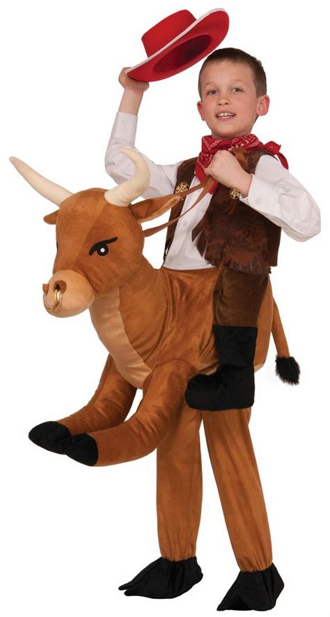 Ride on Bull Child Costume One+AC0-Size - ThePartyWorks