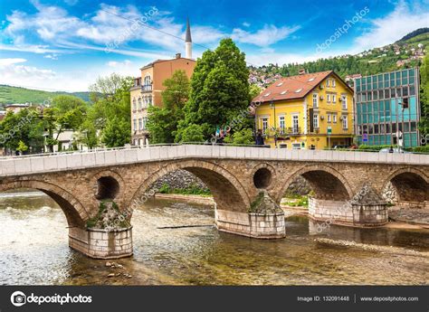 Latin bridge in Sarajevo — Stock Photo © bloodua #132091448