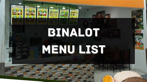 Binalot Menu Prices Philippines 2024 [Updated] — All About Philippines Menu