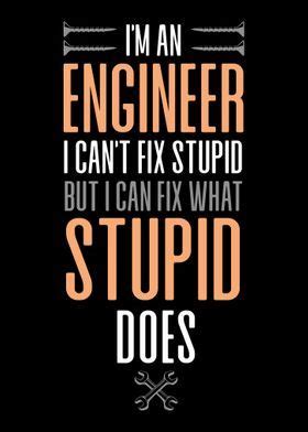 'engineer funny engineering' Poster, picture, metal print, paint by ...