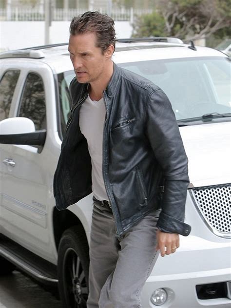 Matthew McConaughey True Detective Leather Jacket – Bay Perfect