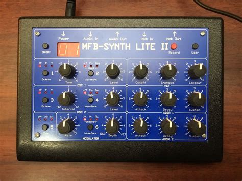 MATRIXSYNTH: MFB Synth Lite II Analog Synthesizer