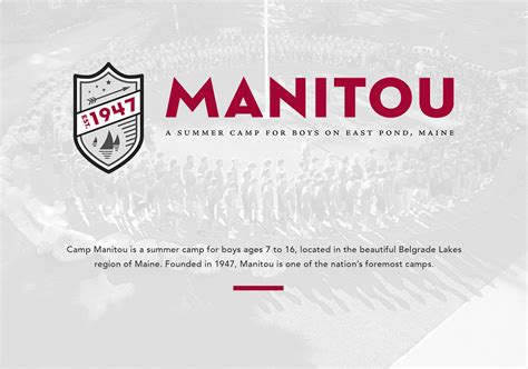 Camp Manitou on Behance