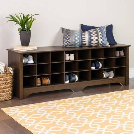 Prepac Entryway Shoe Storage Cubby Bench, Multiple Finishes - Walmart.com