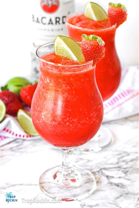 Bacardi Rum Strawberry Daiquiri Recipe | Deporecipe.co