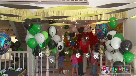 Soccer Theme Birthday Party Ideas from Party City - YouTube