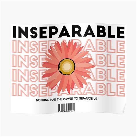 "Inseparable" Poster for Sale by Srankez-Couron | Redbubble