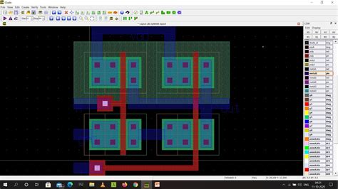 GLADE Tutorial | 2 Input CMOS NAND Gate Layout - YouTube