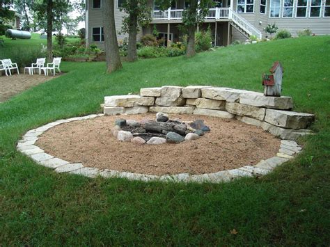 Diy Fire Pit On A Slope - Fire Pits Diy