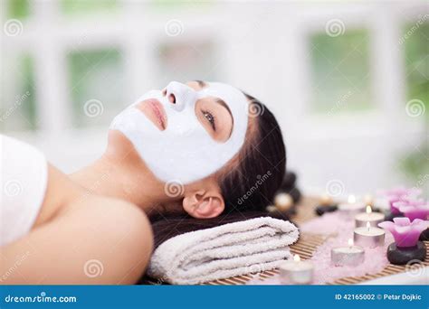 Beautiful Woman Having Beauty Treatments in the Spa Salon Stock Photo ...