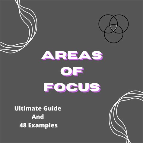 Areas of Focus; Ultimate Guide and 48 Examples - ScoutUps