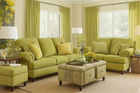 Premium AI Image | Transitional style living room design