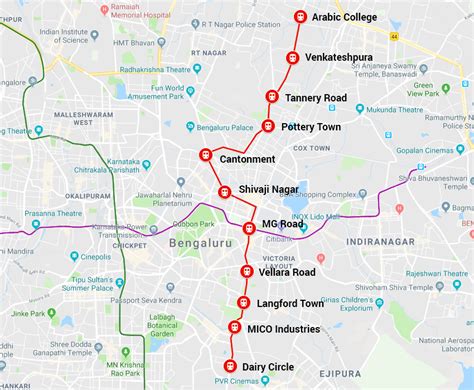 Bangalore Metro Map Pdf