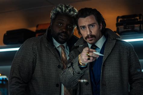 Download Aaron Taylor-Johnson Brian Tyree Henry Movie Bullet Train 4k ...