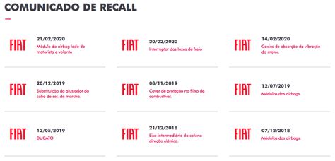 Recall Fiat - Como consultar e agendar online