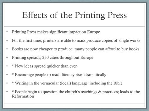 PPT - Gutenberg’s Printing Press PowerPoint Presentation, free download - ID:2028924