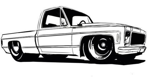 square body chevy truck clipart - Aretha Kelsey