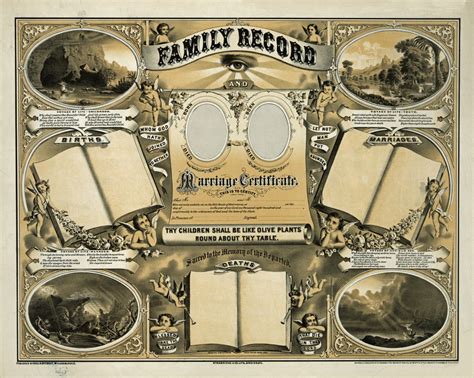 Family Record Marriage Certificate Free Stock Photo - Public Domain ...