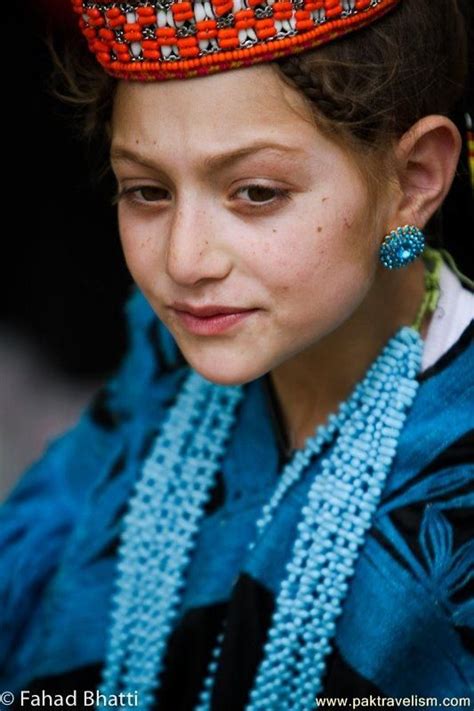 The girl is from the unique tribe Kalasha / Kalash of the Chitral District of Khyber-Pakhtunkhwa ...