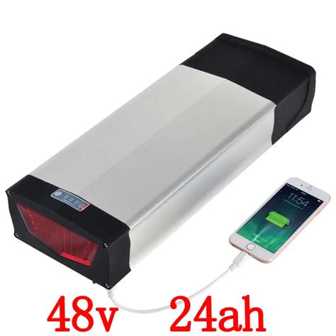 Aliexpress.com : Buy 48V 24AH Rear Rack e bike Battery 48V 750W 1200W li ion Lithium ion Battery ...