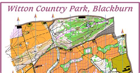 Witton Park map - Pendle Forest Orienteers