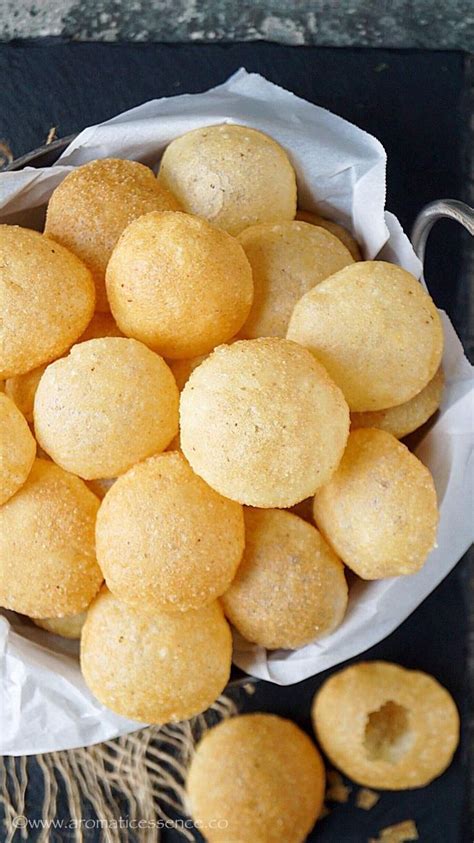 Puri Recipe for Pani Puri | How To Make Suji Golgappa - Aromatic Essence | Recipe | Puri recipes ...