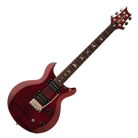 DISC PRS SE Santana Electric Guitar, Scarlet Red at Gear4music