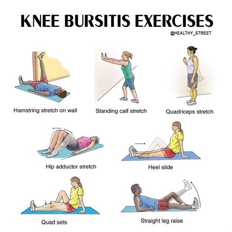 Healthy Street - 🔈 KNEE BURSITIS EXERCISES You can...