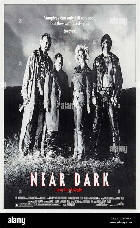 NEAR DARK, US poster art, from left: Lance Henriksen, Joshua John Miller, (aka Joshua Miller ...