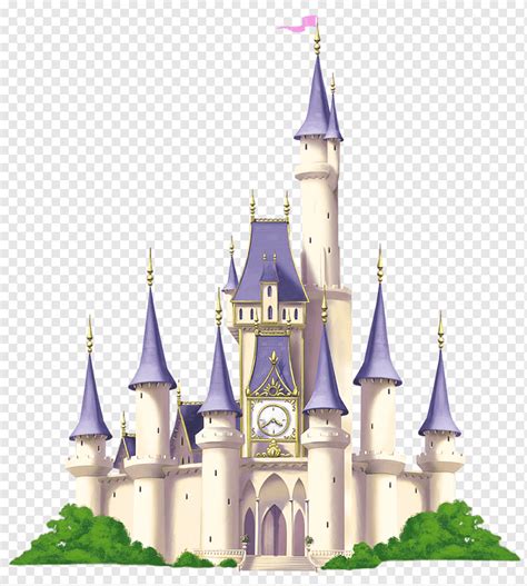 purple and white castle illustration, Magic Kingdom Sleeping Beauty Castle Cinderella Castle ...