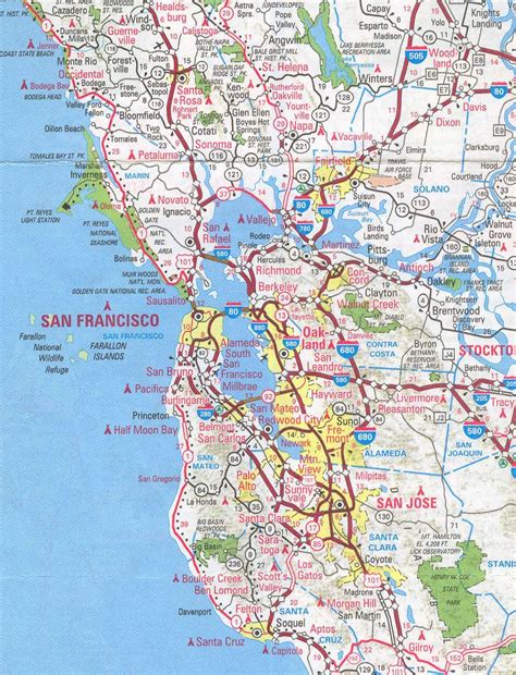 Printable Map Of San Francisco Bay Area - Printable Maps