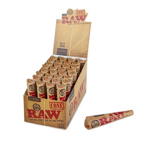 RAW Classic 1 1/4 Cones - 6pk - 32ct – Dispensary Supply