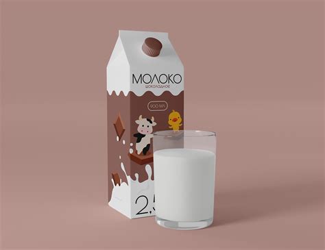 Milk packaging design on Behance