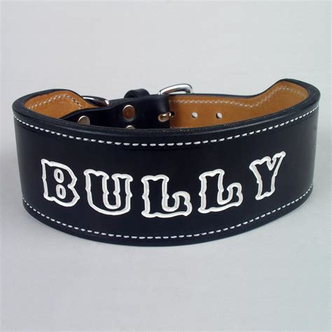 Personalized Leather Dog Collars - Custom Dog Collars