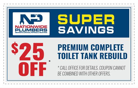 Coupons | Nationwide Plumbers