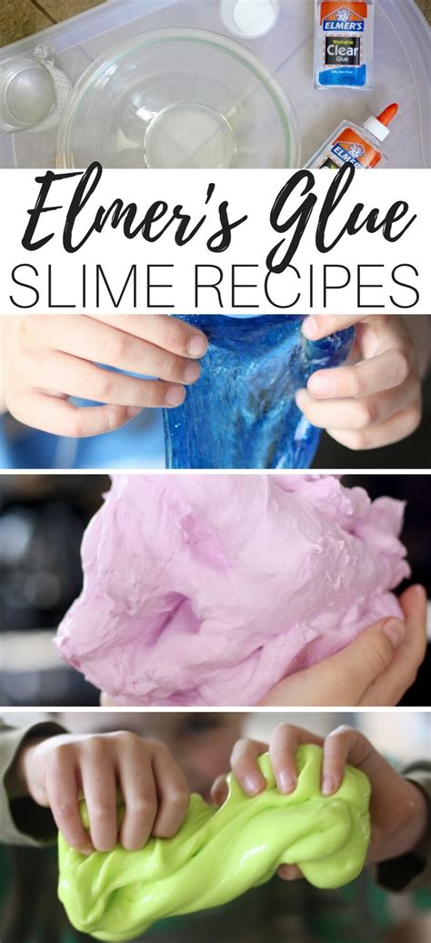 Elmer's Glue Slime Recipes for The Best Homemade Slime with Kids