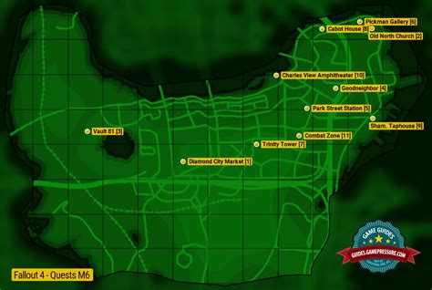 Center of Boston Map M6 - Fallout 4 Game Guide & Walkthrough ...