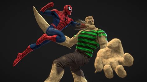 Spider-man vs Sandman - Buy Royalty Free 3D model by Anderson Barges ...