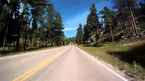 South Dakota Rides—Wind Into Custer State Park on Highway 87 - YouTube