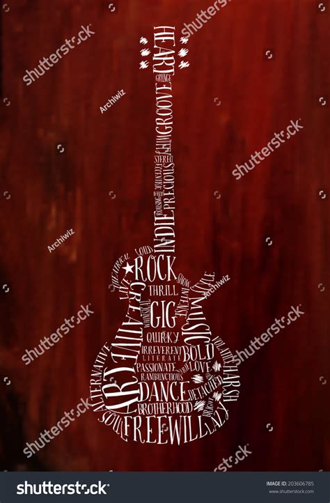 Creative Rock Music Poster Template Electric Stock Vector (Royalty Free ...