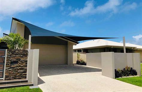 Twist Carport Shade Sail - Sunshine Coast Shade Sails