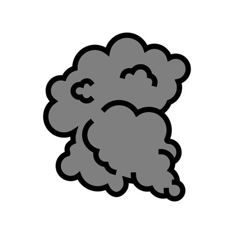 black smoke color icon vector illustration 10278975 Vector Art at Vecteezy