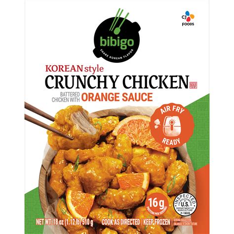 bibigo™ Korean Style Crunchy Chicken with Orange Sauce (18 oz) – BibigoUSA