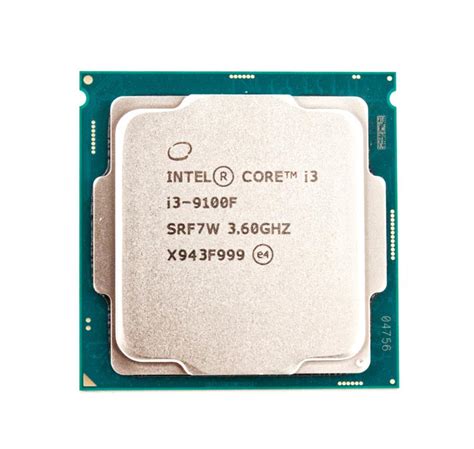 i3-9100F Intel Unboxed and OEM Processor