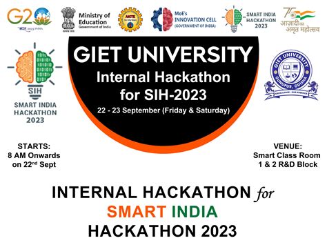 Smart India Hackathon-2023 (SIH-2023) - GIET University | Odisha | Gunupur