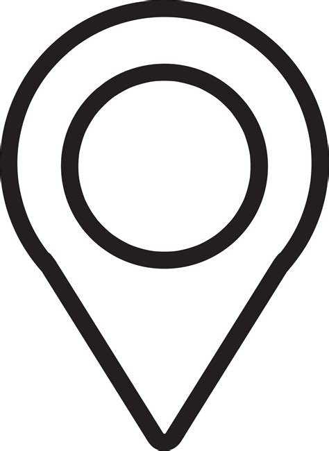 Map pointer pin icon sign symbol design 10161031 PNG