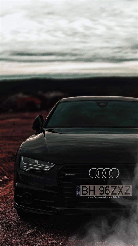 Black Audi Classic Car iPhone Wallpaper