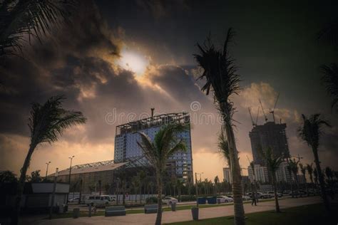 Jeddah Saudi Arabia Building Under Construction . Stock Photo - Image ...